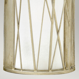 Nest 1 Light Indoor Wall Light Silver Leaf, E27 - thumbnail 5