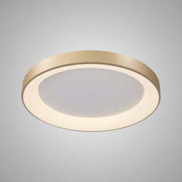 Niseko Ring Ceiling 65cm 48W LED, 3000K, 3900lm, Gold, 3yrs Warranty - thumbnail 2