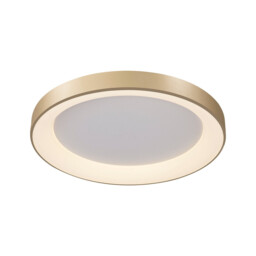 Niseko Ring Ceiling 65cm 48W LED, 3000K, 3900lm, Gold, 3yrs Warranty