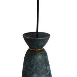 Pando Pendant Blue Earth, Antique Brass - thumbnail 3