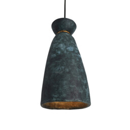 Pando Pendant Blue Earth, Antique Brass - thumbnail 2