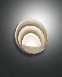 Sunrise Integrated LED Wall Light Gold Matt Glass - thumbnail 1