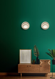 Sunrise Integrated LED Wall Light Gold Matt Glass - thumbnail 2