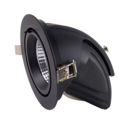 Axial CCT 30W Round Recessed Downlight Matt Black Paint - thumbnail 5