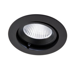 Axial CCT 30W Round Recessed Downlight Matt Black Paint - thumbnail 3