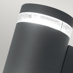 Magnus 2 Light Outdoor Up Down Wall Light Graphite IP44 - thumbnail 3