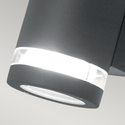 Magnus 2 Light Outdoor Up Down Wall Light Graphite IP44 - thumbnail 5