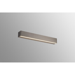 Elegance 41cm Linear Up & Down Wall Lamp, 17W LED, 3000K, 1900lm, Brushed Grey, 3yrs Warranty - thumbnail 2