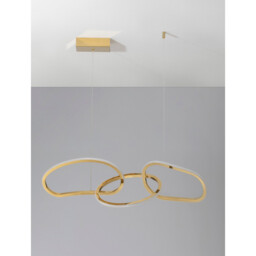 Girish Integrated LED Pendant Ceiling Light Gold plating Stainless Steel LED 40W 2000Lm 3000K - thumbnail 3
