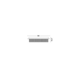 Zeffari Integrated LED Semi Flush Light Chrome Aluminium, K9 Crystal LED 40W 2400Lm 4000K - thumbnail 2