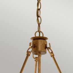 Windsor 6 Light Chandelier Gold Finish, E14 - thumbnail 2