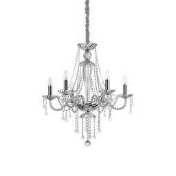 Amadeus 6 Light Pendant Light Trasparent, E14