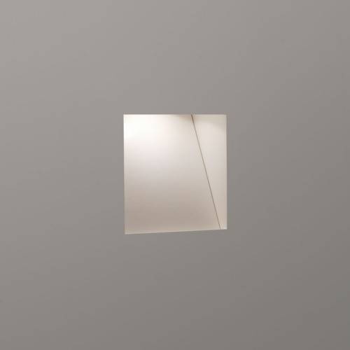 Borgo LED Indoor Trimless Recessed Marker Wall Light Matt White