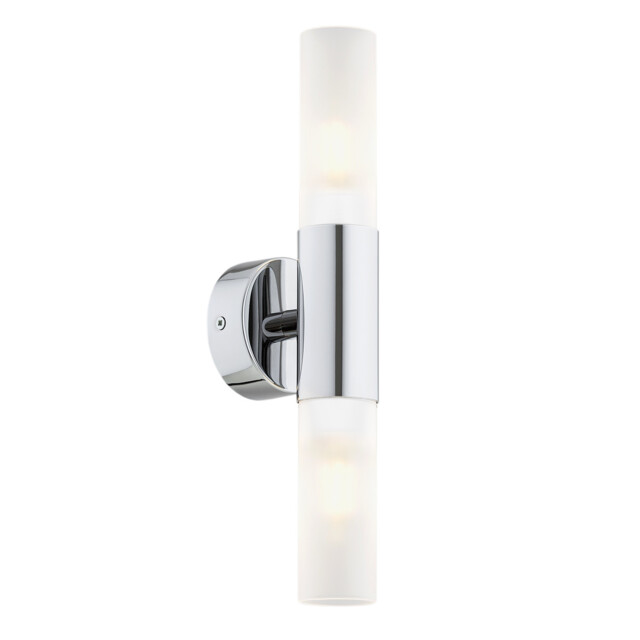 Taylor Up & Down Wall Lamp Frosted, Chrome - image 1