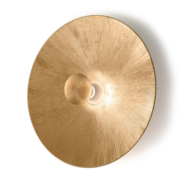 Moon Lifestyle Glass Extra Large Wall Light Matt - Sun Gold Finish, 1x E27 - image 1