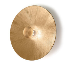 Moon Lifestyle Glass Extra Large Wall Light Matt - Sun Gold Finish, 1x E27 - thumbnail 1