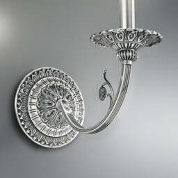 Pisani Candle Wall Lamp Chrome - thumbnail 3