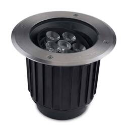 Gea Outdoor LED Recessed Ground Uplight Stainless Steel Polished 18.5cm 1777lm 61deg. 4000K IP67 - Special Offer