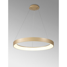 Niseko II Ring Pendant 65cm 50W LED, 2700K-5000K Tuneable, 3760lm, Remote Control & APP, Gold, 3yrs Warranty - thumbnail 2