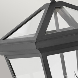 Hinkley Alford Place Outdoor Wall Lantern Museum Black, IP44 - thumbnail 3