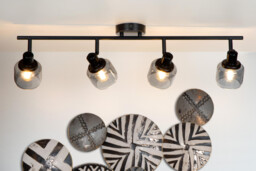 Bjorn Classic Ceiling Spotlight Bar - 4xE14 - Black - thumbnail 3