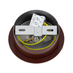 Fabio Wall Lamp White-Brown (Marble Colour), Chocolate Brown IP44 - thumbnail 5