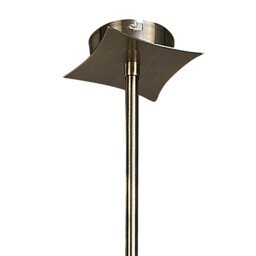 Rosa Del Desierto Telescopic Pendant 8 Light G9, Antique Brass - thumbnail 3