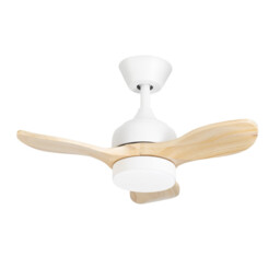 Calar 75cm Ceiling Fan White LED 23.8W CCT 2700-4000-6000K On-Off - thumbnail 1
