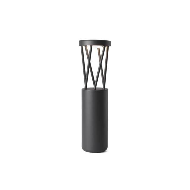 Twist Outdoor Led Dark Grey Bollard Pedestal Lamp 10W 3000K IP65 - image 1