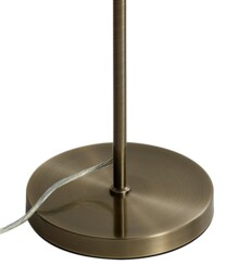 Floor Lamp, 1 x 7W LED, 4000K, 790lm, Antique Brass, Amber - thumbnail 5