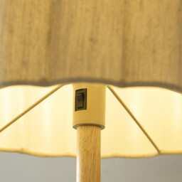 Olson Floor Lamp Oak Wood, Natural - thumbnail 5