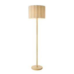 Olson Floor Lamp Oak Wood, Natural