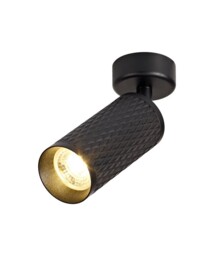 Madrid Surface Mounted Spot Light, 1 x GU10, Sand Black - thumbnail 1