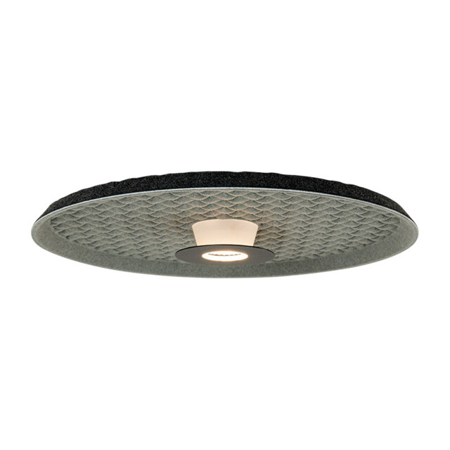 Zambelis Semi Flush Ceiling Light Grey-Black LED 3000K - image 1