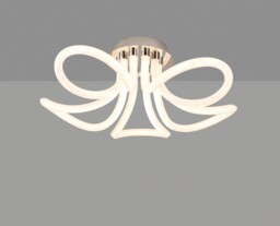 Knot Led Ceiling, 60W LED, 3000K, 4500lm, IP20, Chrome - thumbnail 3