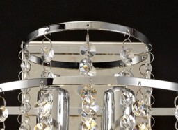 Inina Wall Lamp Switched 2 Light Polished Chrome, Crystal - thumbnail 5