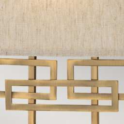 Lanza 2 Light Indoor Wall Light Brushed Bronze, E14 - thumbnail 5