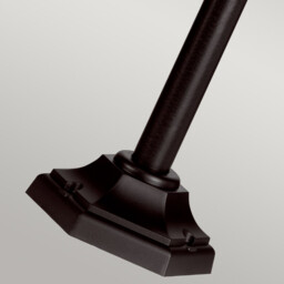 Kinsale 1 Light Outdoor Coastal Lamp Post Black IP43, E27 - thumbnail 5