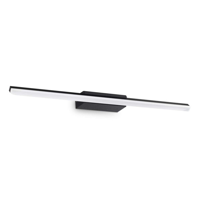 Riflesso Integrated LED Bathroom Over Mirror Light Black 1800Lm 3000K IP44