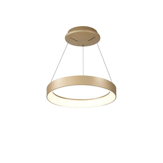 Niseko II Ring Pendant 38cm 30W LED, 2700K-5000K Tuneable, 2250lm, Remote Control & APP, Gold, 3yrs Warranty - image 1