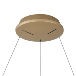 Niseko II Ring Pendant 38cm 30W LED, 2700K-5000K Tuneable, 2250lm, Remote Control & APP, Gold, 3yrs Warranty - thumbnail 3