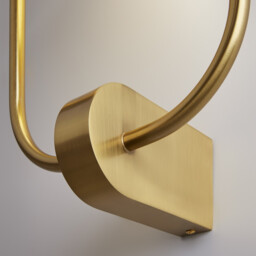 Tropic I Modern Wall Lamp Brass 2xG9 White Shade - thumbnail 5