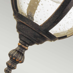 Cleveland Outdoor Wall Lantern Weathered Bronze, IP44 - thumbnail 5