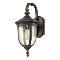 Cleveland Outdoor Wall Lantern Weathered Bronze, IP44