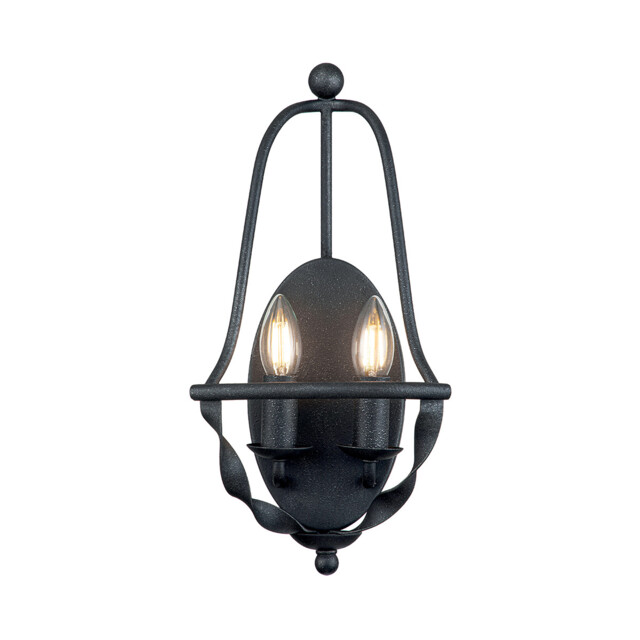 Quoizel Bradbury Candle Wall Lamp Grey Ash - image 1