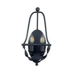 Quoizel Bradbury Candle Wall Lamp Grey Ash - thumbnail 2