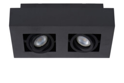 Xirax Modern Ceiling Spotlight - LED Dim to warm - GU10 - 2x5W 2200K/3000K - Black - thumbnail 3