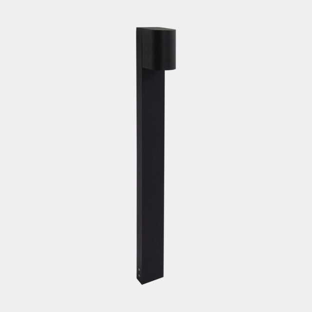 Eko Standard Outdoor Bollard Black GU10 8W IP66