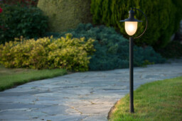 Aruba Cottage Bollard Lamp post Outdoor - 1xE27 - IP44 - Black - thumbnail 3