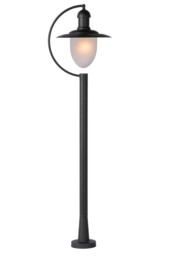 Aruba Cottage Bollard Lamp post Outdoor - 1xE27 - IP44 - Black - thumbnail 1